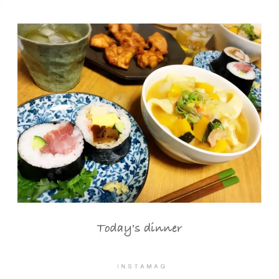 Snapdishの料理写真:本日の晩ごはん。|aki_puさん