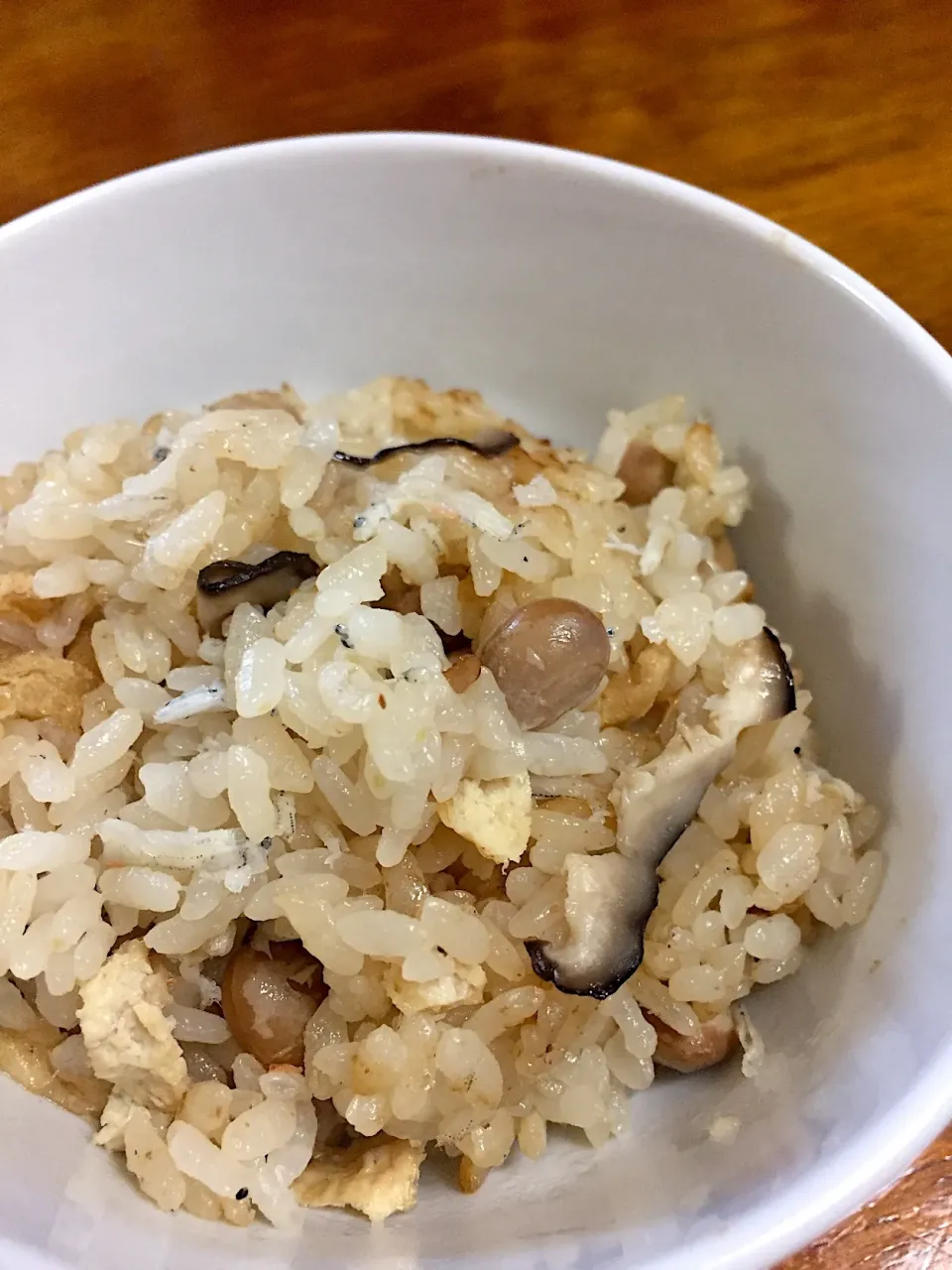 節分のお豆で豆ご飯|さんだーさん