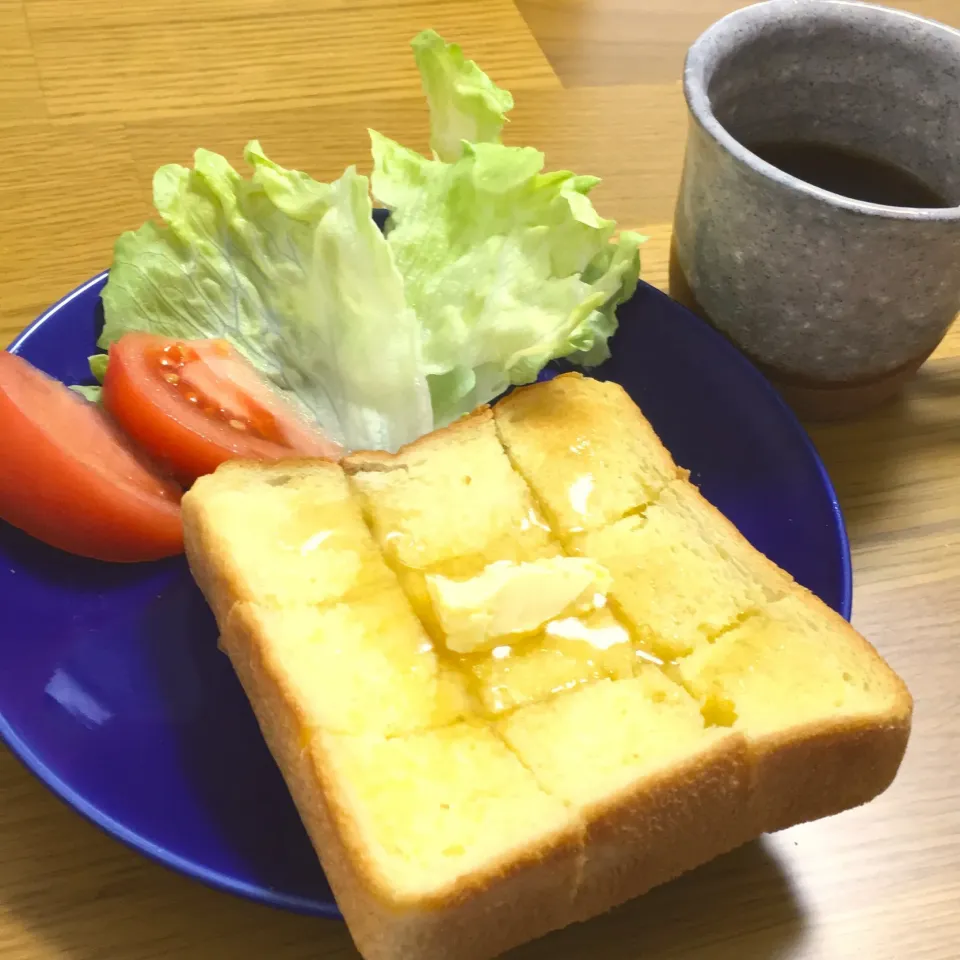 Snapdishの料理写真:ハニーバタートースト🍯🍞💓|りりさん