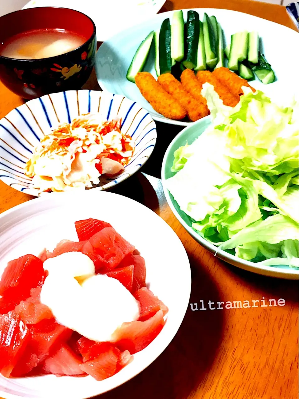 Snapdishの料理写真:＊セルフ恵方巻パーティ♪＊|ultramarineさん