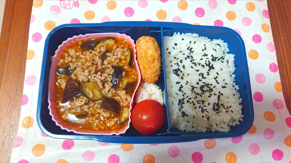 麻婆茄子🎵旦那さんお弁当🎵😊|かおるcitronさん