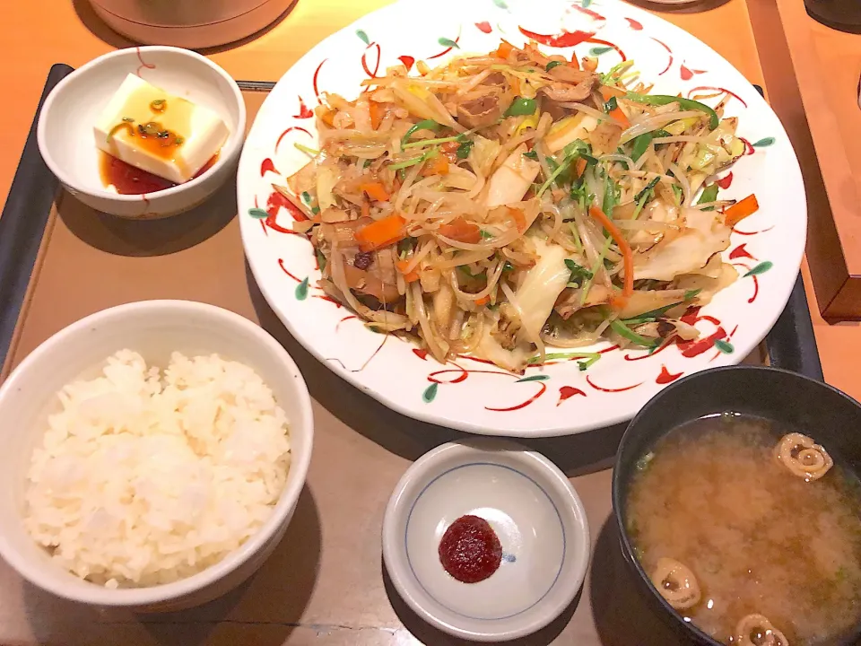 Snapdishの料理写真:#肉野菜炒め定食 #定食|Shino88さん