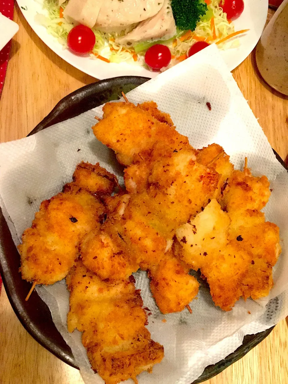 Snapdishの料理写真:チキン胸肉串カツ
一枚でこんなに〜|sakuraさん