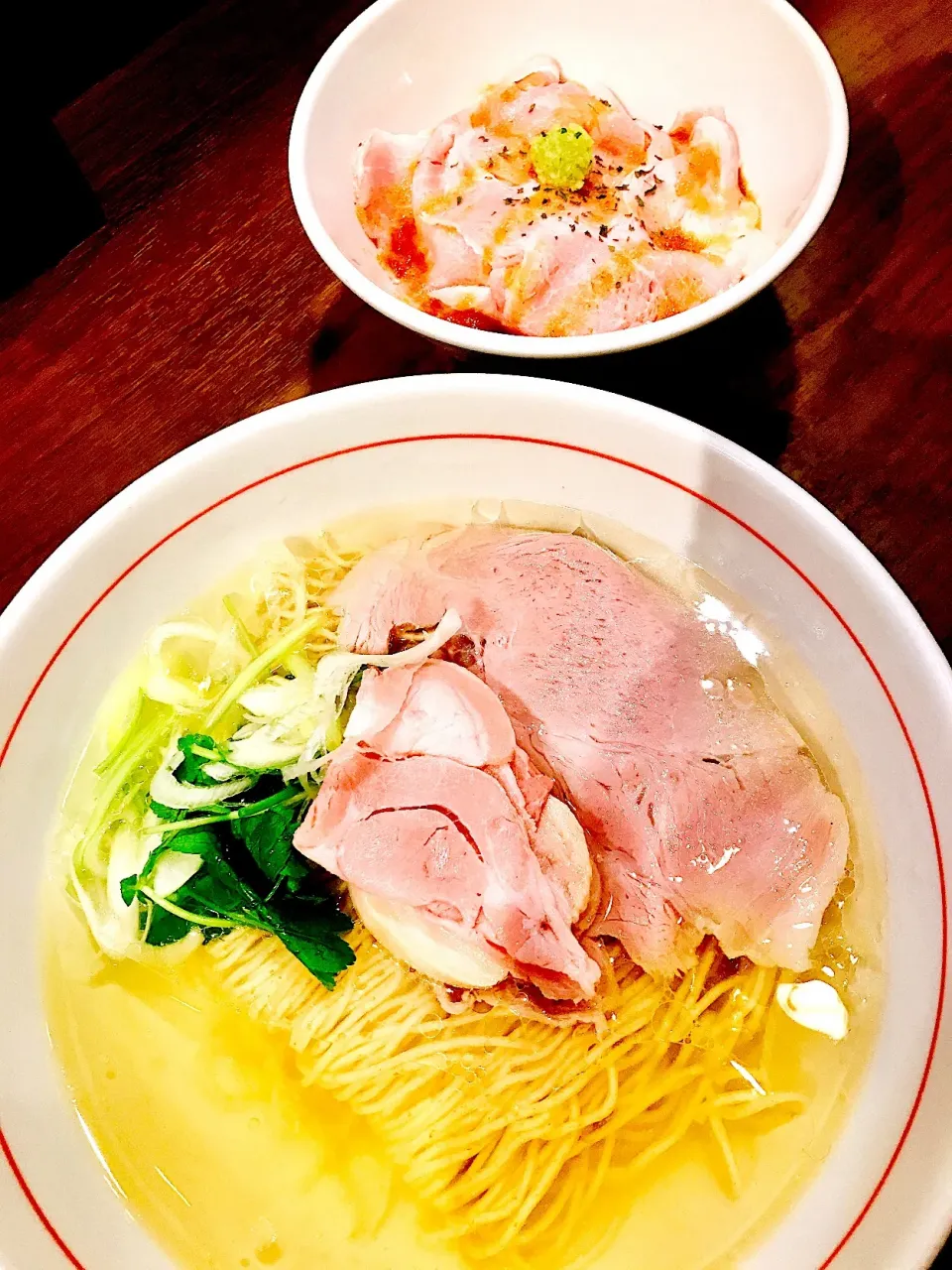 ラーメン白とチャーシュー丼|yさん