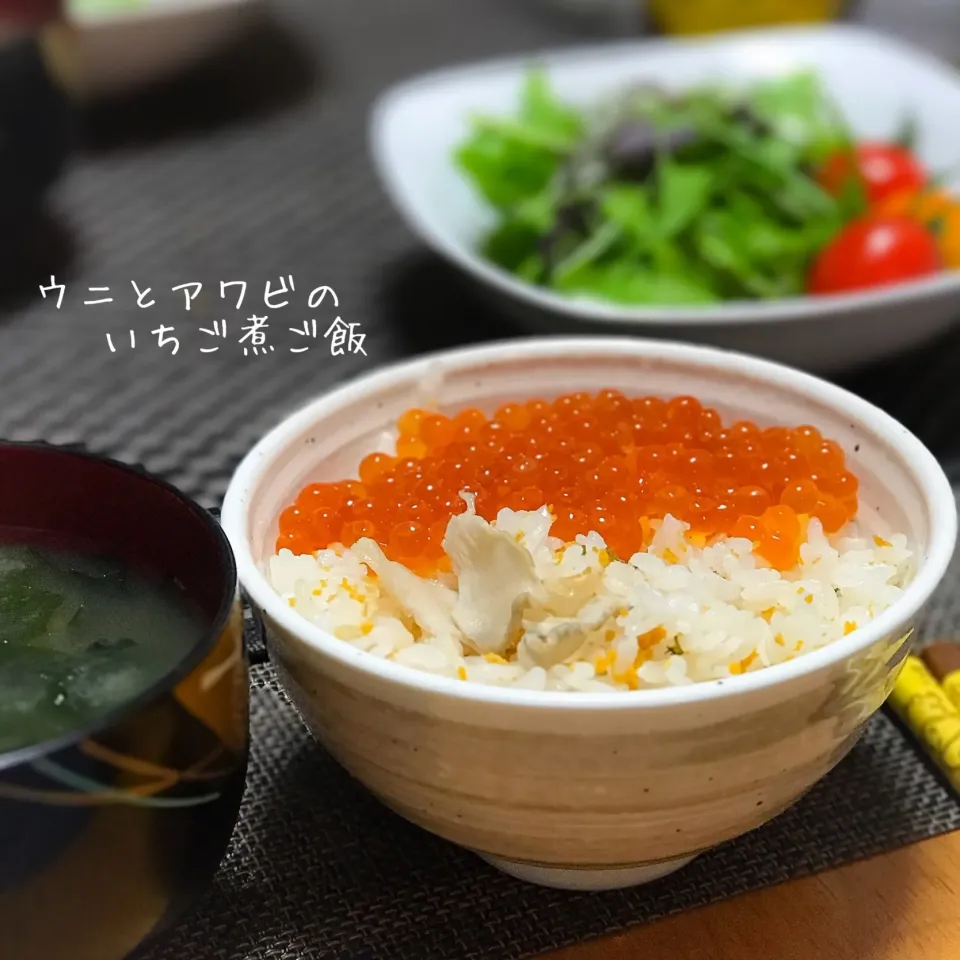 Snapdishの料理写真:ウニとアワビのいちご煮ご飯 #青森  #ご当地グルメ #いちご煮|川村大作さん