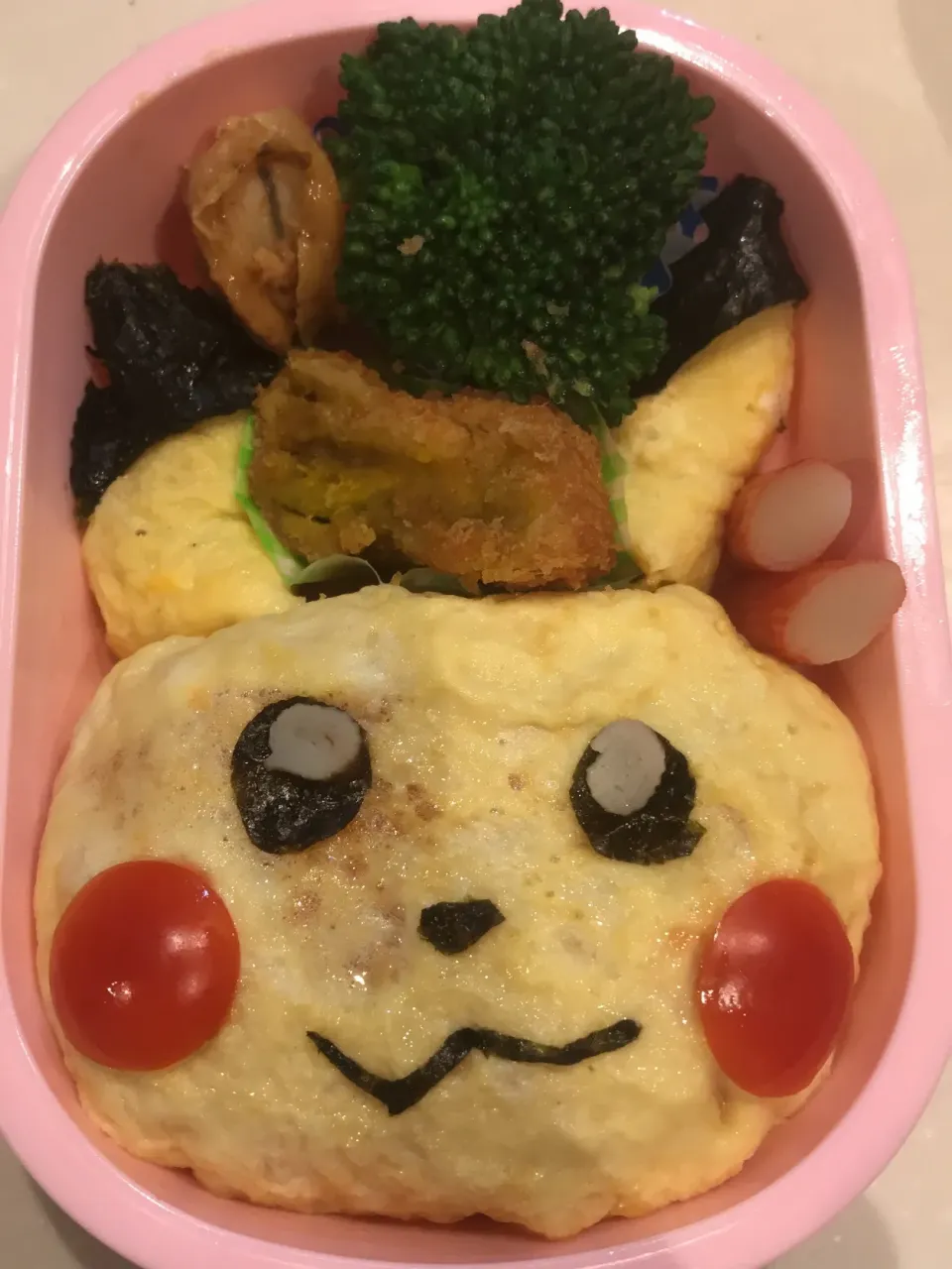 ピカチュウ弁当 #ピカチュウ弁当 #キャラ弁|Hide-010さん