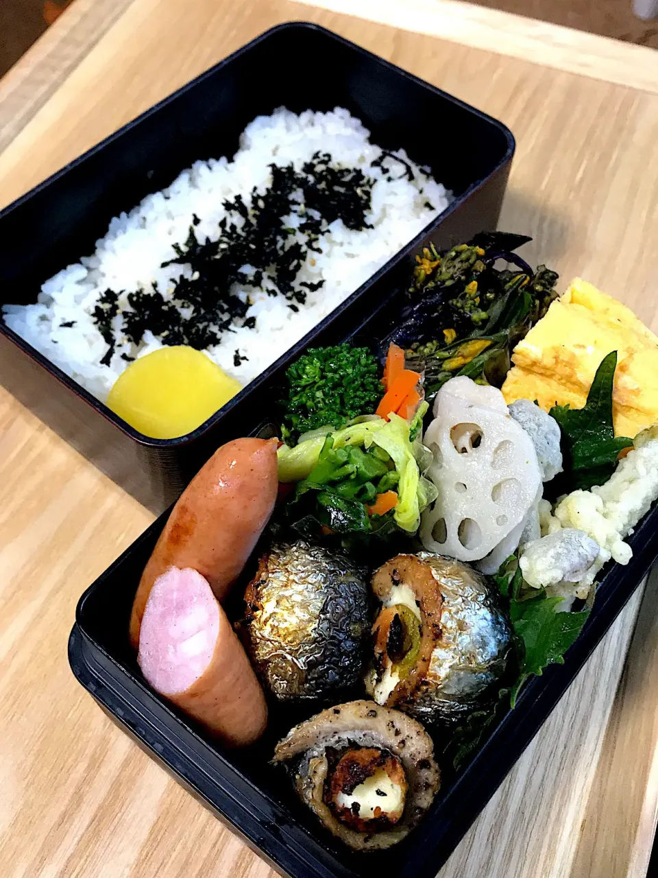 鰯の紫蘇チーズ巻き弁当|二キィさん