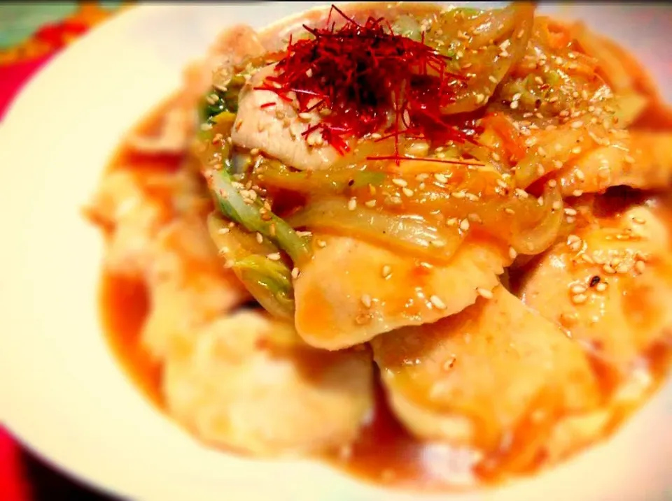 ご飯にかけても美味しい♬鶏胸肉と白菜の旨煮|あんみっちゃんさん