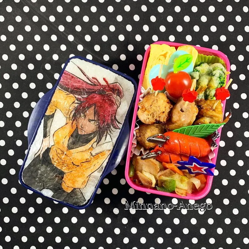 BLEACH『四楓院夜一』弁当 
 #オブラートアート 
 #オブアート 
 #アニメ弁当|みんなのあねごさん