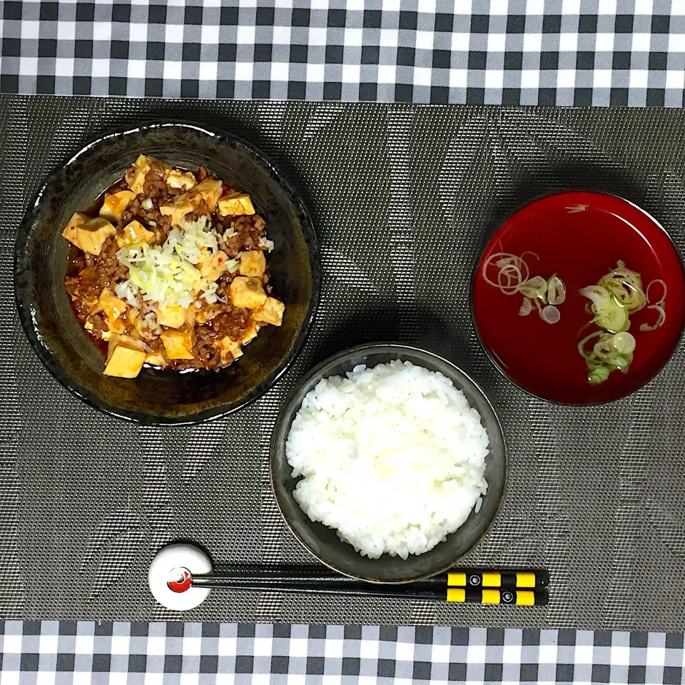 麻婆豆腐定食!  (^-^)|Kei Satoさん