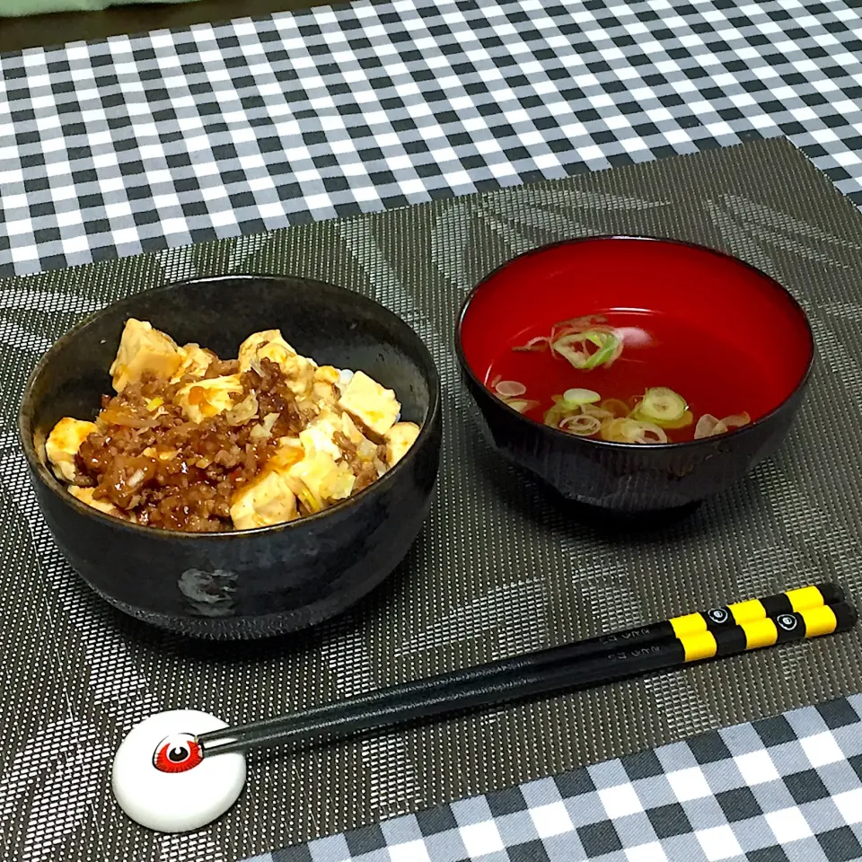 麻婆豆腐丼!  (^-^)|Kei Satoさん