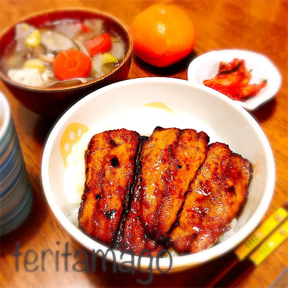 秋刀魚の蒲焼丼|teritamagoさん