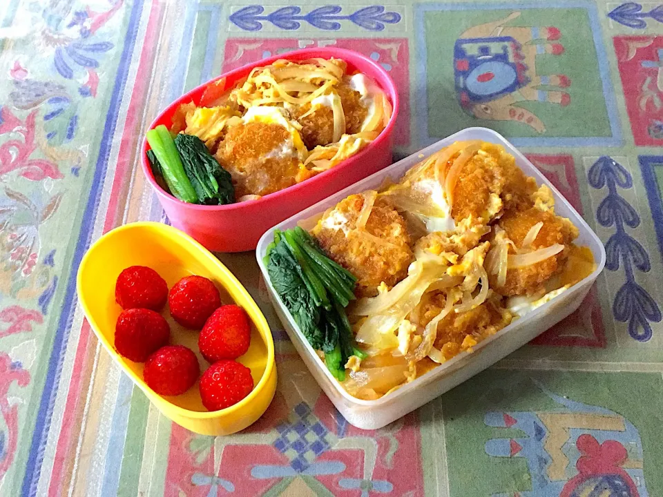 今日はカツ丼弁当|Emiさん