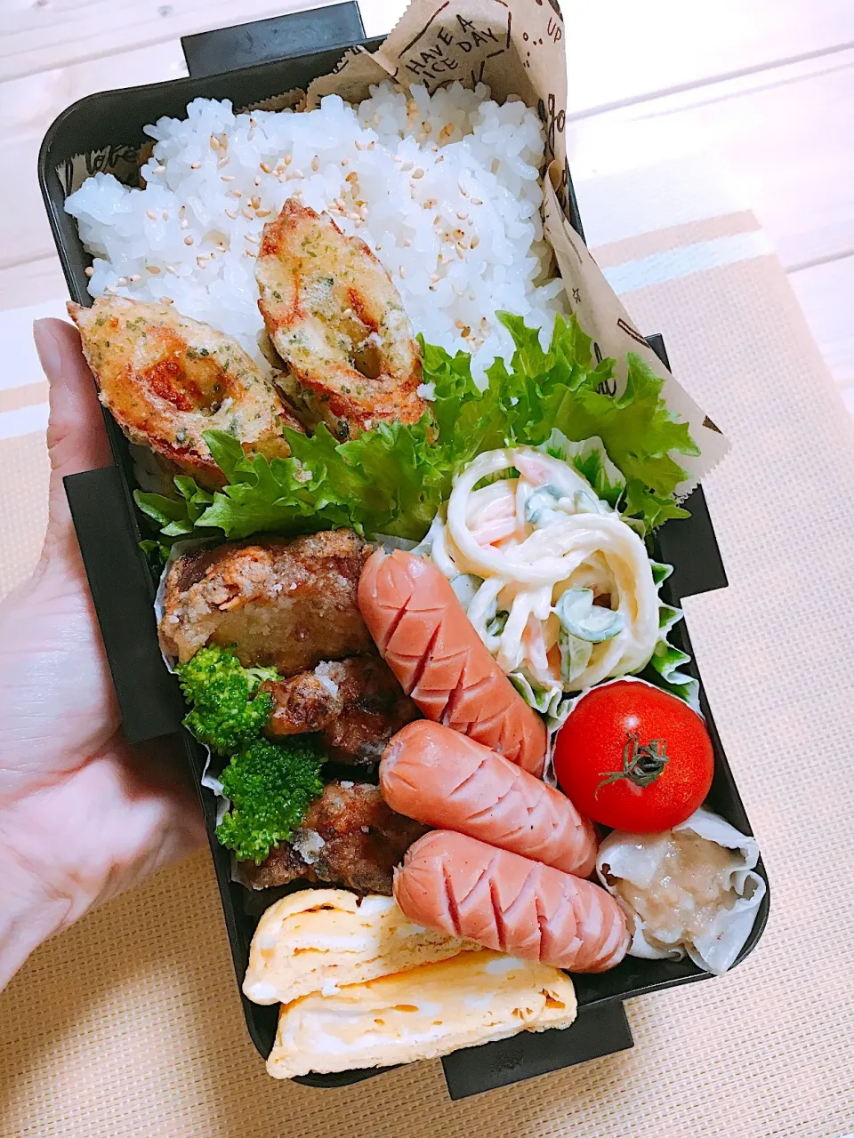 #おうちご飯  #パパ弁当  #旦那弁当 #唐揚げ弁当 #唐揚げ|❤︎ mayumeru ❤︎さん