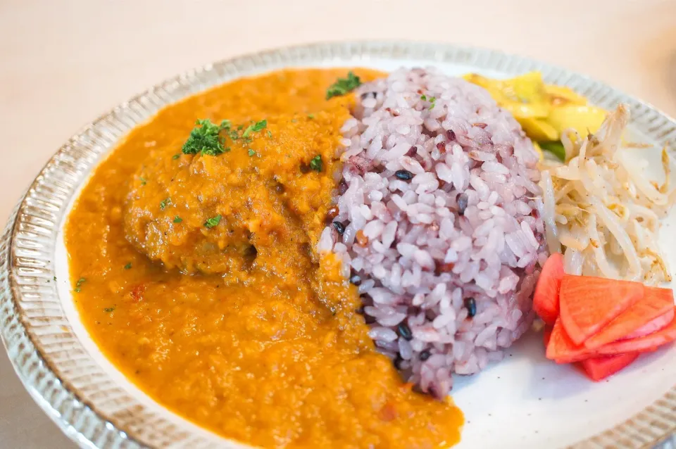 ハンバーグトマトカレー|けーさん