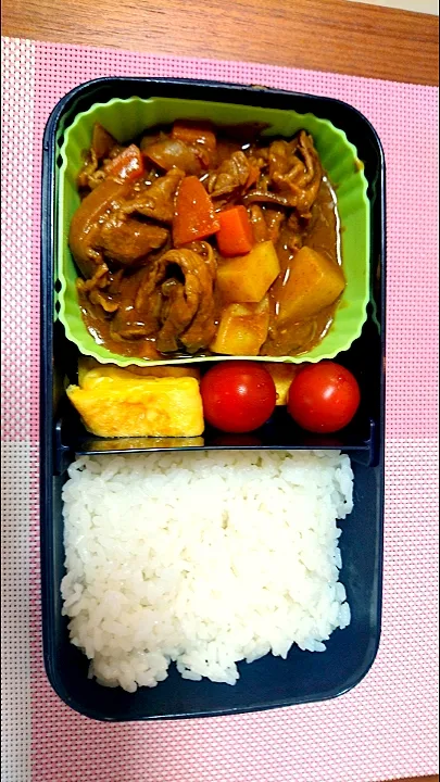 カレーライス🎵旦那さんお弁当🎵😊|かおるcitronさん