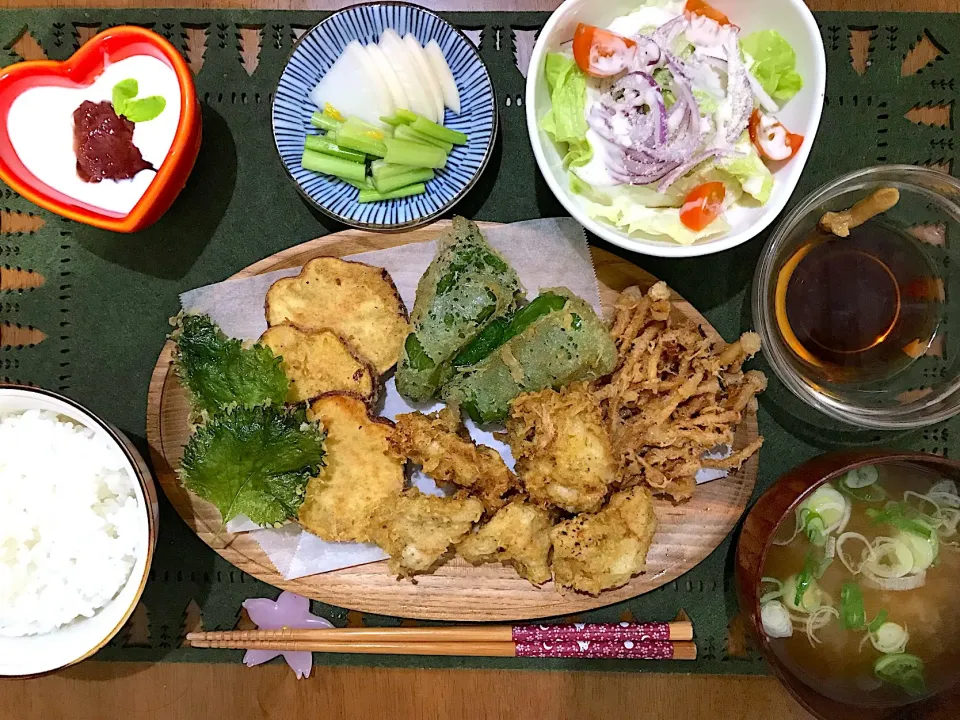 とり天定食|ゆうかさんさん