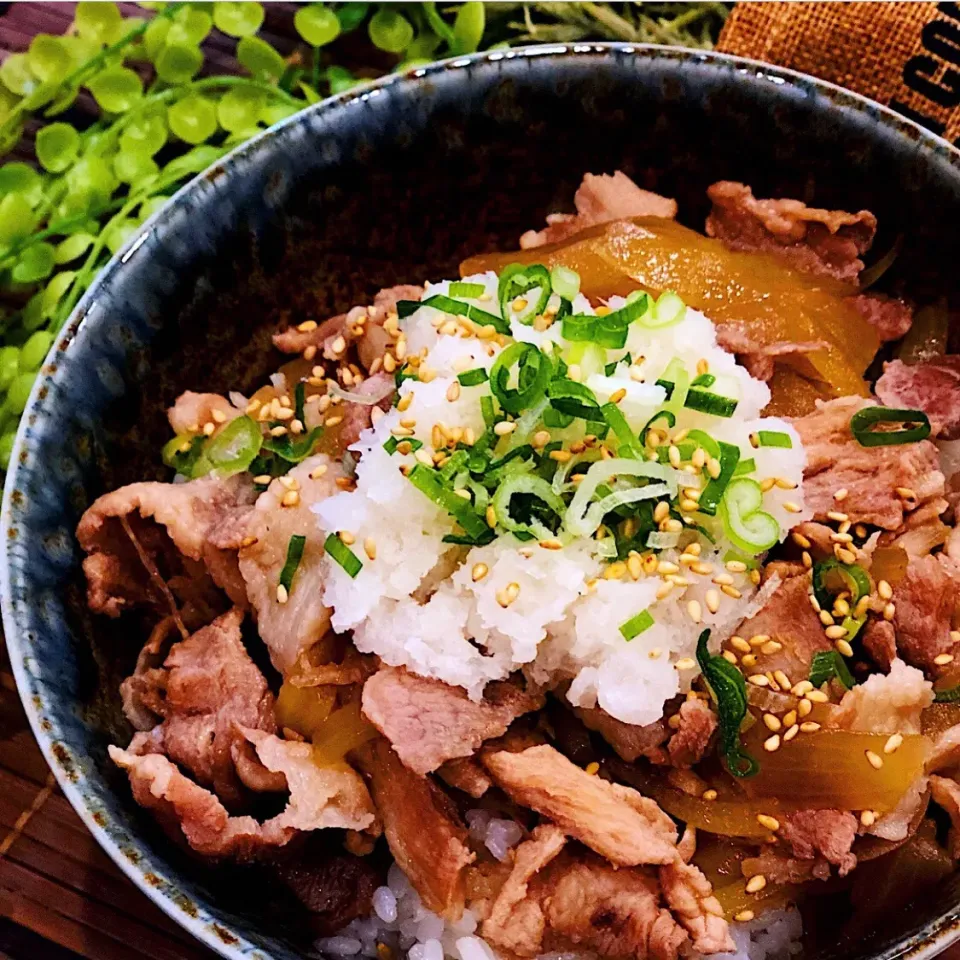 Snapdishの料理写真:おろし牛丼|MAPITEEさん