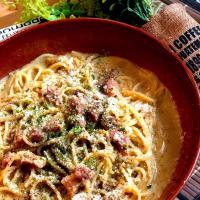 カレーチーズクリームパスタ