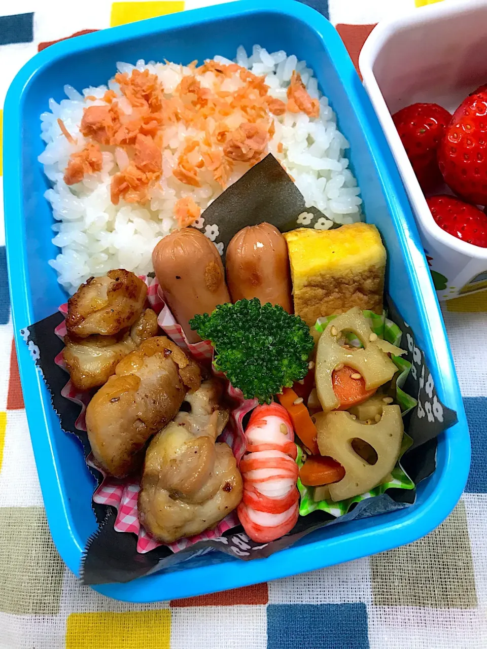 Snapdishの料理写真:2019.02.07 #幼稚園弁当|runさん