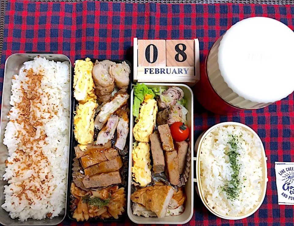 今日のお弁当🍱
#02.08
 #中学生女子弁当 
 #夫弁当|あきんこさん