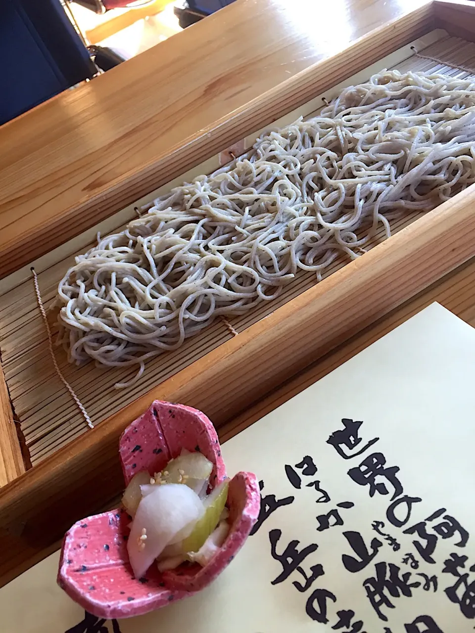 阿蘇郡小国-蕎麦街道 戸無し蕎麦の“もり蕎麦”。2019.2。|FU-TEN 古原貴大さん