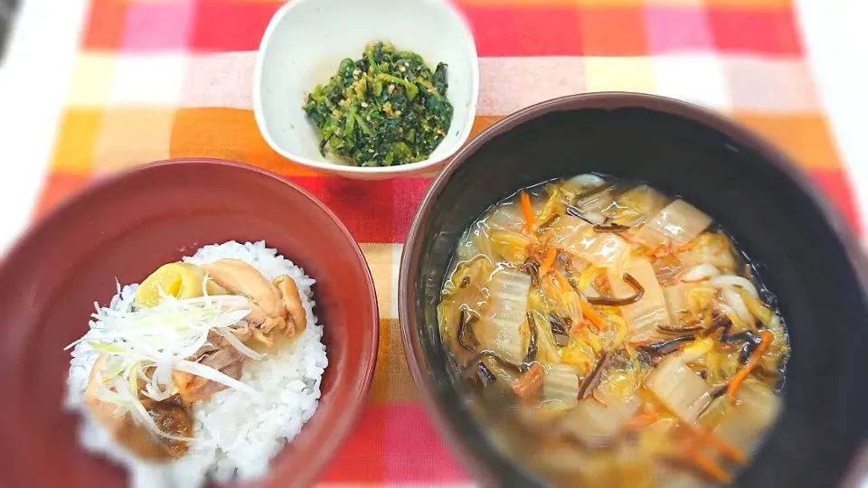 昆布と帆立あんかけうどん定食|よっしー(=^ェ^=)さん