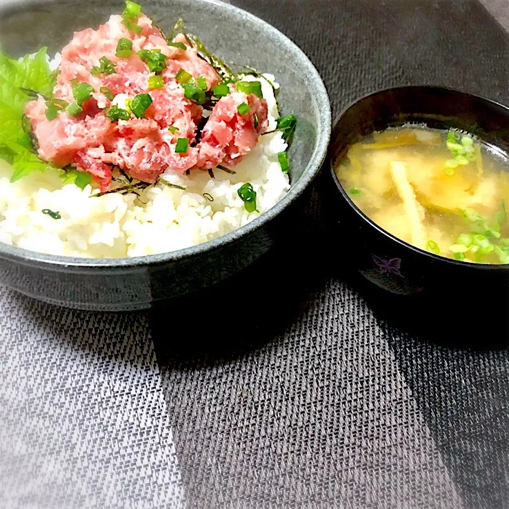 ネギトロ丼|ママ子さん