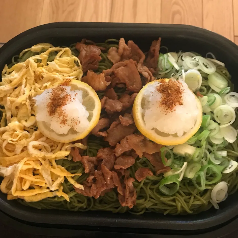 茶そばをいただいたので瓦そばにしました☺︎|丹野カリナさん