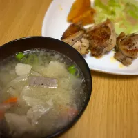 豚汁🍴
鶏のガーリックペッパー炒め|ひょうたんさん