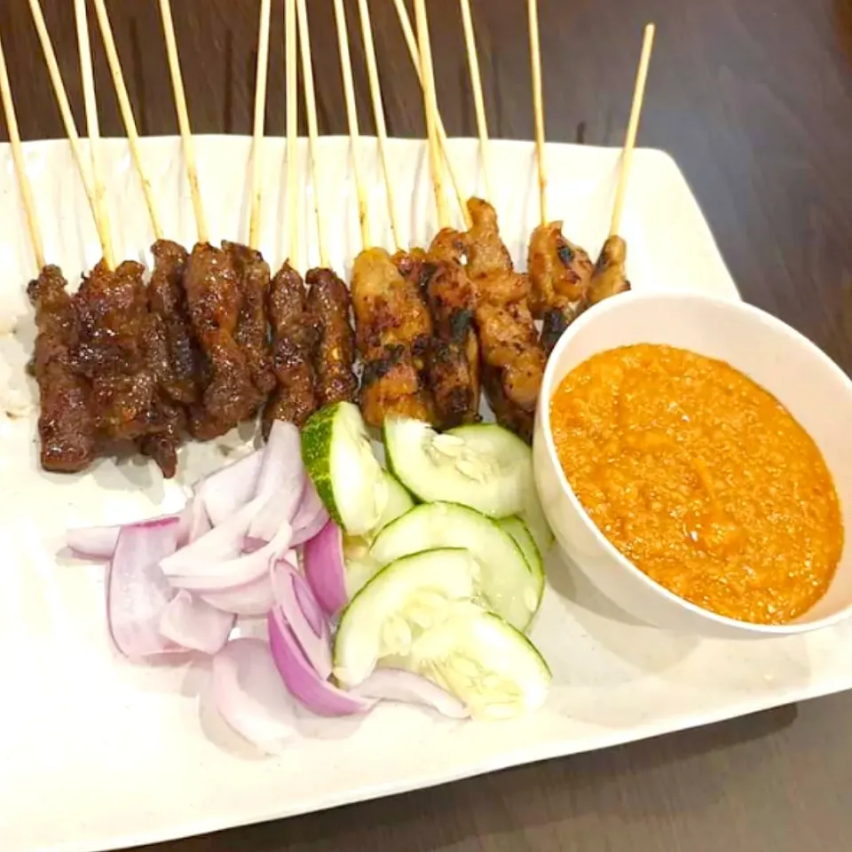 mutton n chicken satay|rufvalさん