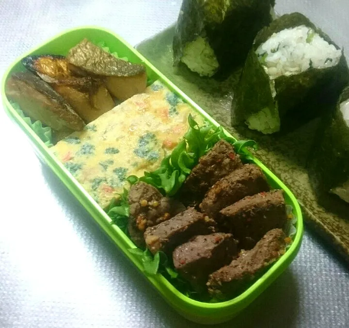 Snapdishの料理写真:旦那さんお弁当190209|きぬよさん