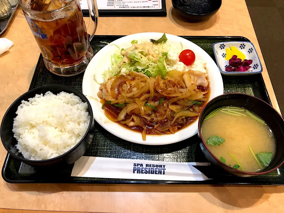 豚の生姜焼きごはんセット|しのぶさん