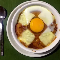 ナンチャッテカレードリア
卵乗せ