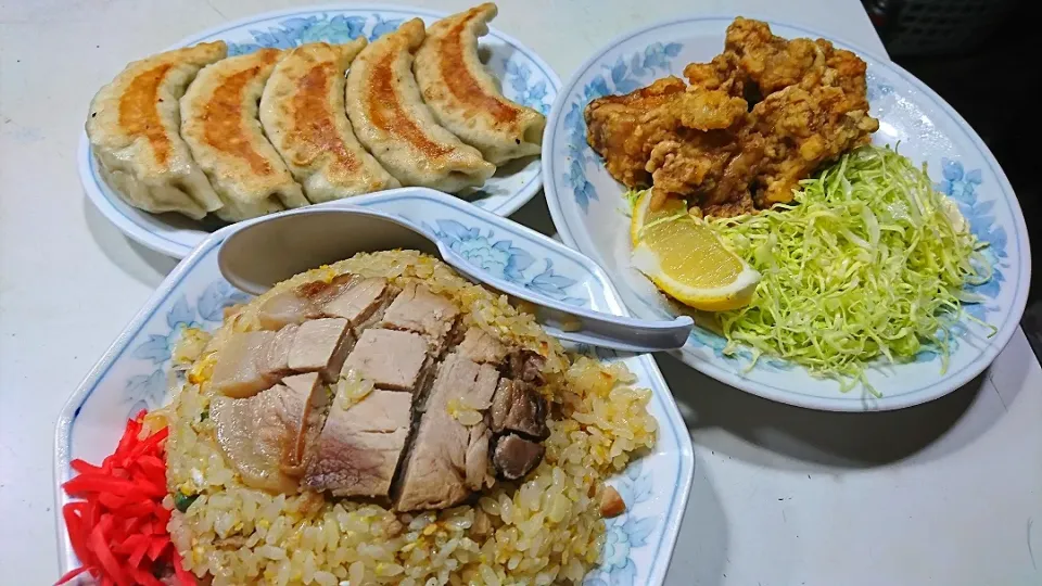 チャーハン  餃子  唐揚げ|りくさん