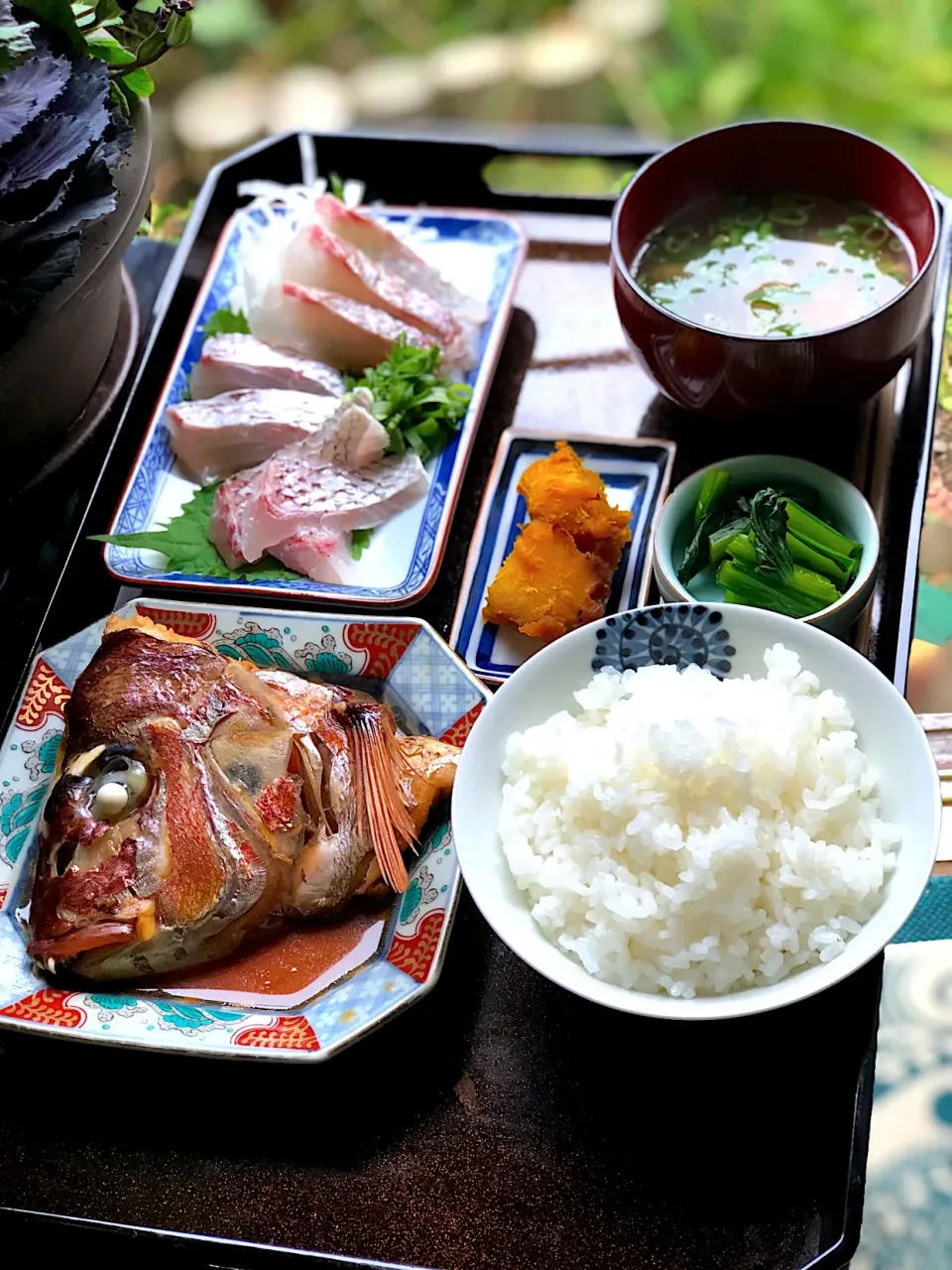 Snapdishの料理写真:真鯛定食♪|ちーちさん