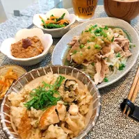 牡蠣と生姜の炊き込みご飯|かなぢさん