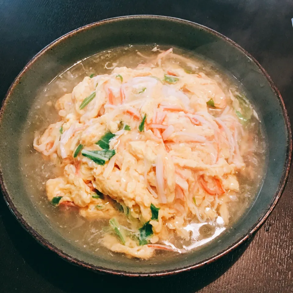 子供のリクエストで🍴カニカマ天津飯✨|タカユキさん