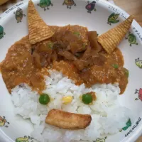 Snapdishの料理写真:#鬼カレー
#節分ごはん|rinoaさん