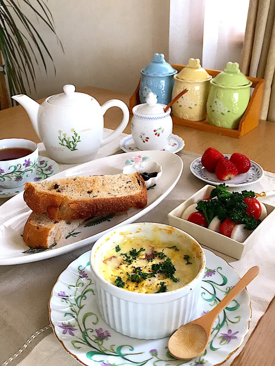 豆腐と卵の簡単グラタンで栄養たっぷり朝食|サミカさん