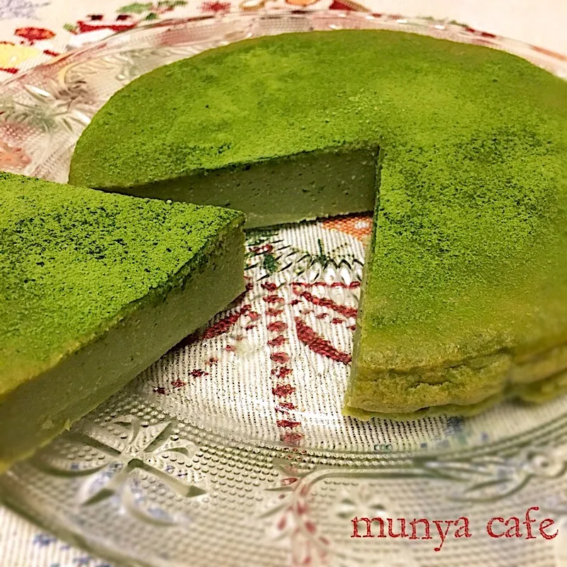 Snapdishの料理写真:お豆腐抹茶ケーキ | レシピブログ|❁❁❁さん