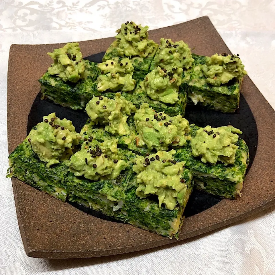 ☘自然薯青海苔卵焼き🥑アボカドソース☘|henryさん