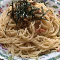 Snapdishの料理写真:うちのたらこパスタ|ペココさん