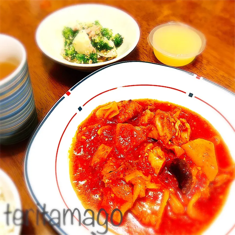 鶏もものみそチーズトマト煮|teritamagoさん