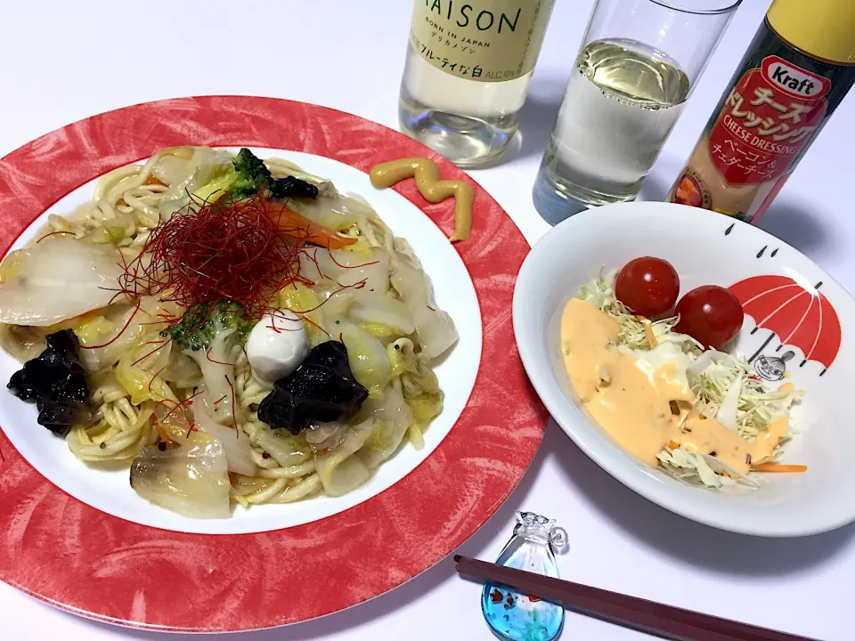 今宵は、太麺の皿うどん
#皿うどん
#太麺|Kojiさん