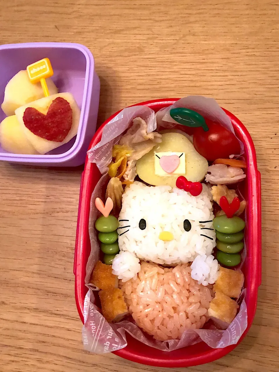 バレンタイン♡キティちゃん弁当|はるmamaさん