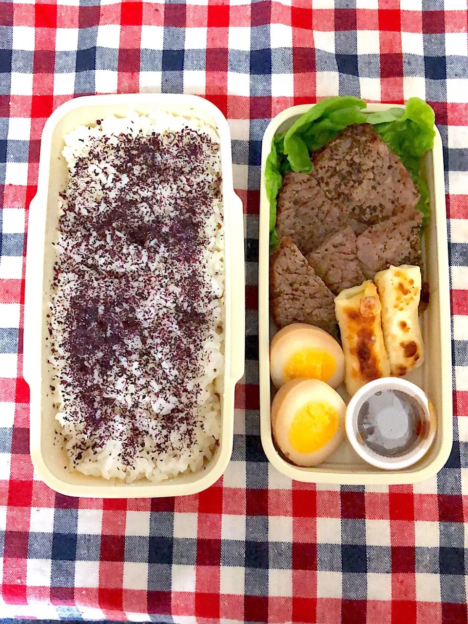 #お弁当#お昼ごはん#ランチ#ステーキ弁当#男子弁当#お弁当の記録#自己満弁当#スタミナ弁当#ガッツリ弁当|aoiさん