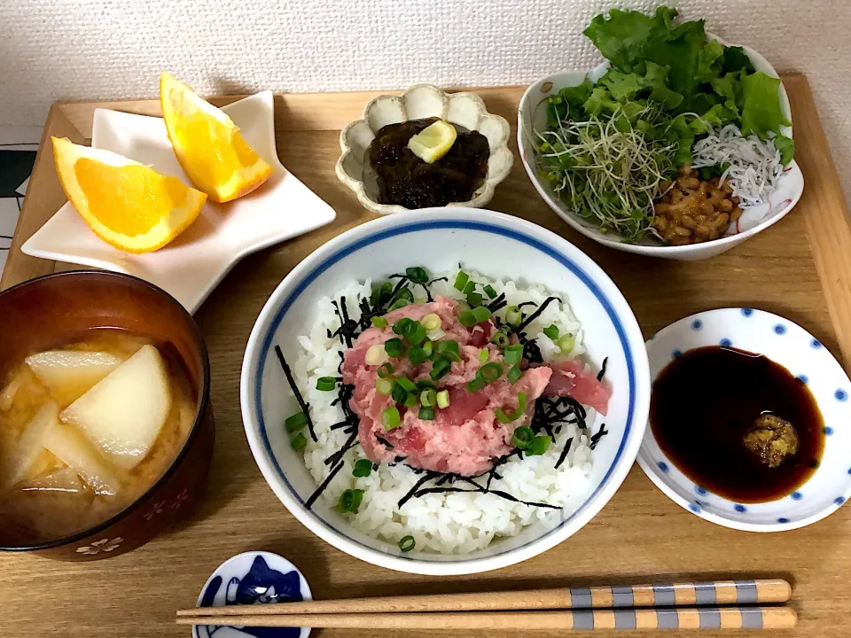 ねぎトロ丼でご飯|kazumi_a♡さん