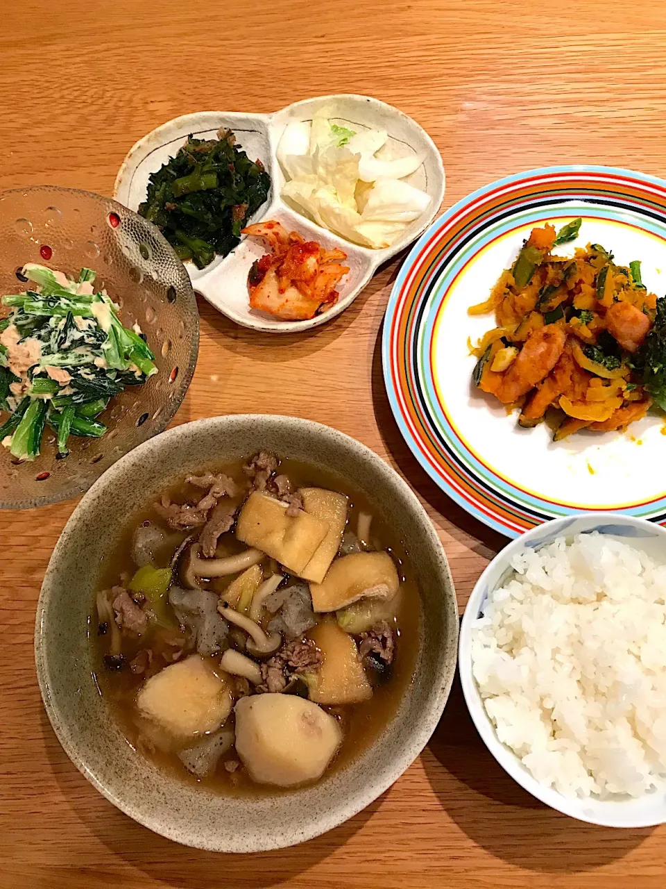 Snapdishの料理写真:芋煮の晩御飯|KAEさん