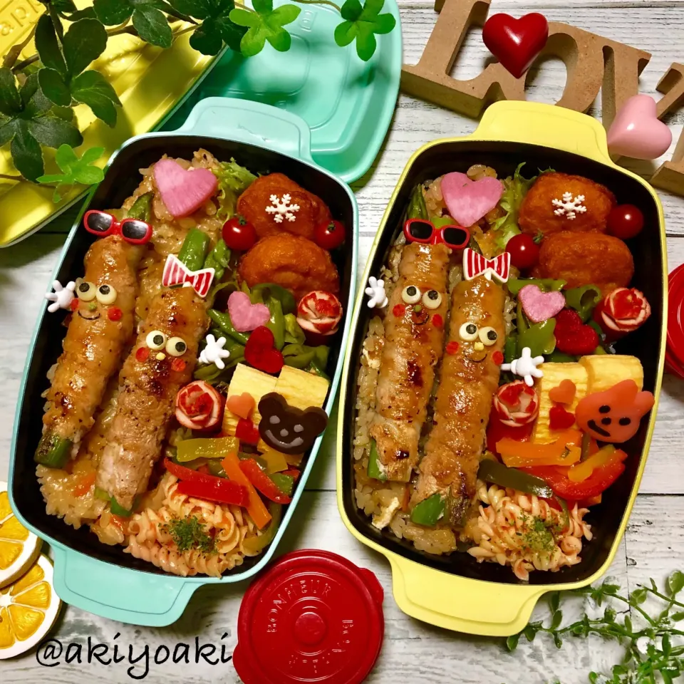 ノッポさん弁当|Akiyoෆ¨̮⑅さん